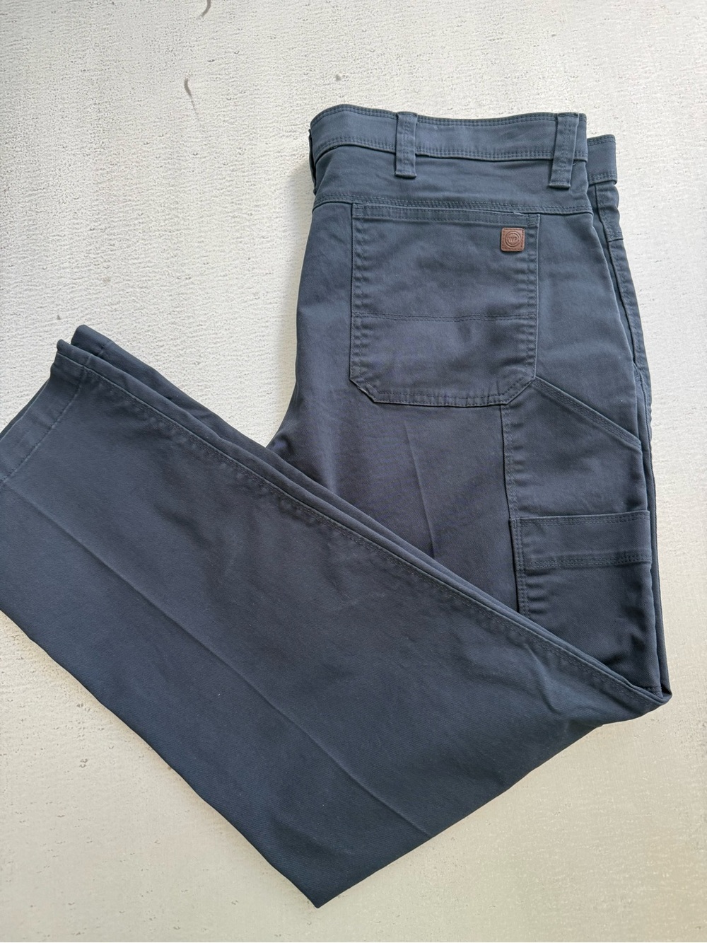 Weatherproof Vintage Men’s Utility Carpenter Pants 38x30 Stretch Dark Gray